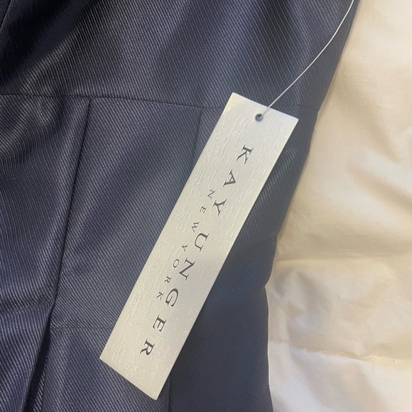 Kay Unger Neva Cocktail Dress - NWT - Size 4 - Navy Blue - Picture 5 of 6